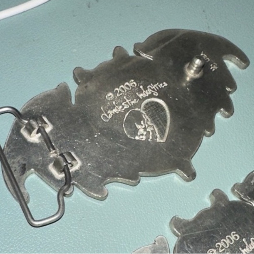 Clandestine Industries Batmond Black Belt Buckle 2006 - Picture 2 of 2